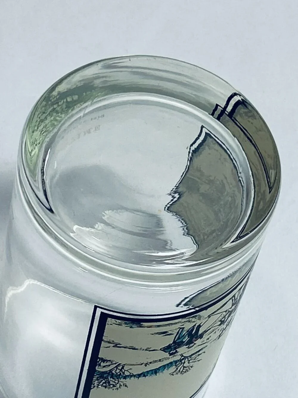 Currier & Ives Glass 